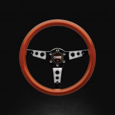 OD/2023/LE OMP Mugello Wooden Steering Wheel 350mm For Classic Car Retro Vintage 
