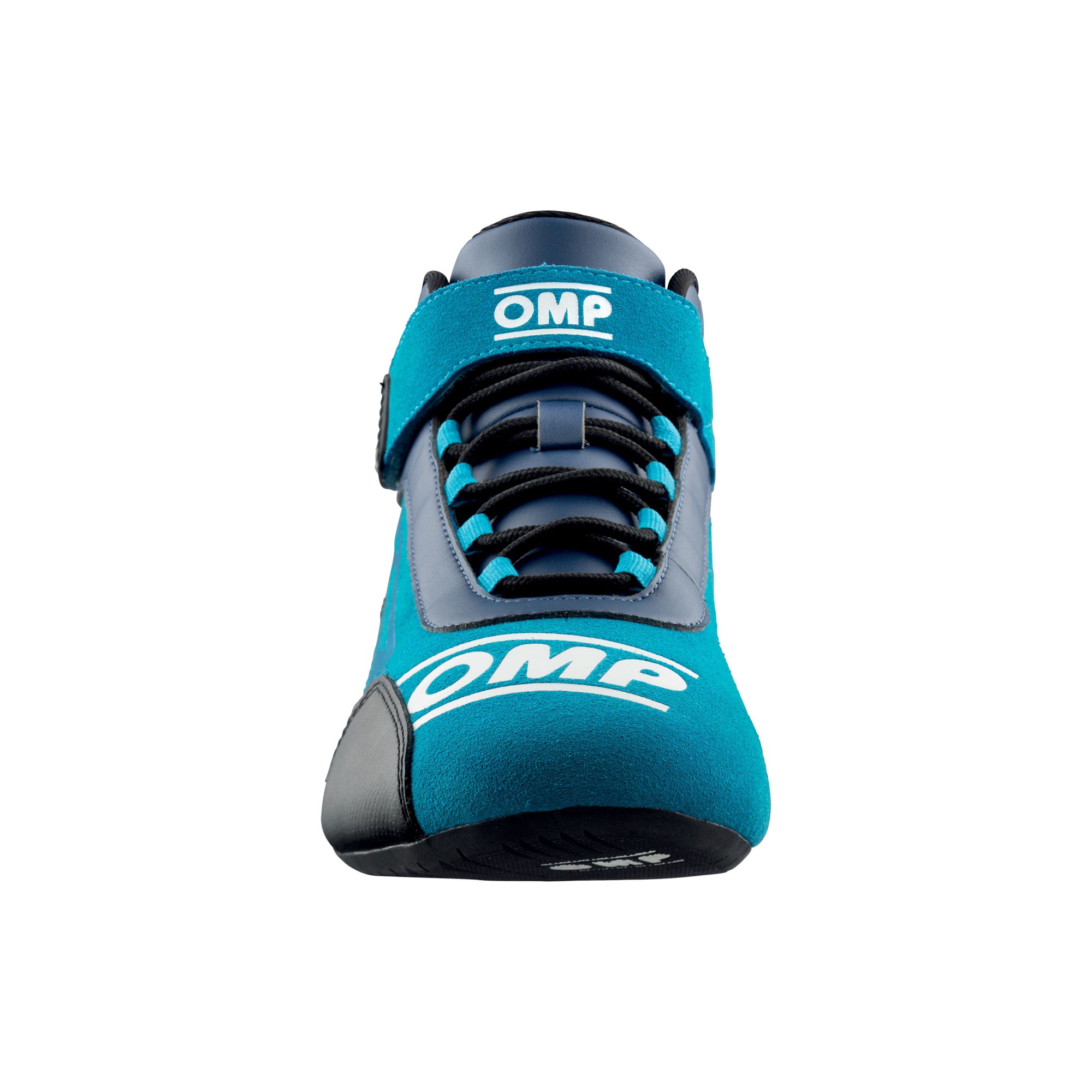 Talla 42 UK Size 8 OMP ompic/81324142 KS-3 Karting Shoes Blue/Black/Cyan 